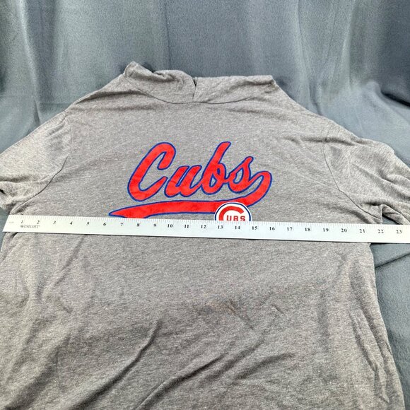 Genuine Merchandise Men's Size Large Hoodie Lightweight Chicago Cubs Gray NWOT - Picture 7 of 12